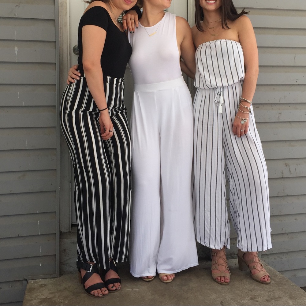 Island Gypsy Jumpsuit - strapless & stripes